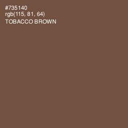 #735140 - Tobacco Brown Color Image